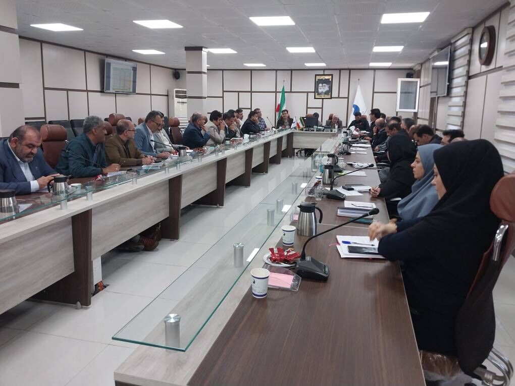 نهمین جلسه بررسی وضعیت وصول درآمد بخش آب سازمان آب و برق خوزستان برگزار شد