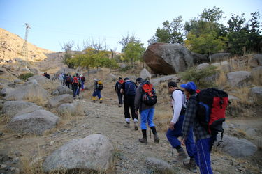 صعود گروه کوهنوردی آقایان سازمان آب و برق خوزستان به قله الوند همدان
