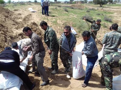  حضوربسیجیان سازمان آب و برق خوزستان در اردوی جهادی