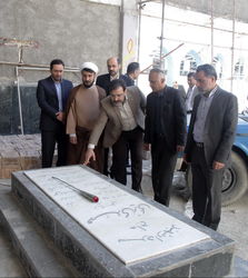 پاسداشت روز شهید با حضور مقامات سازمان آب و برق خوزستان در گلزار شهدای اهواز