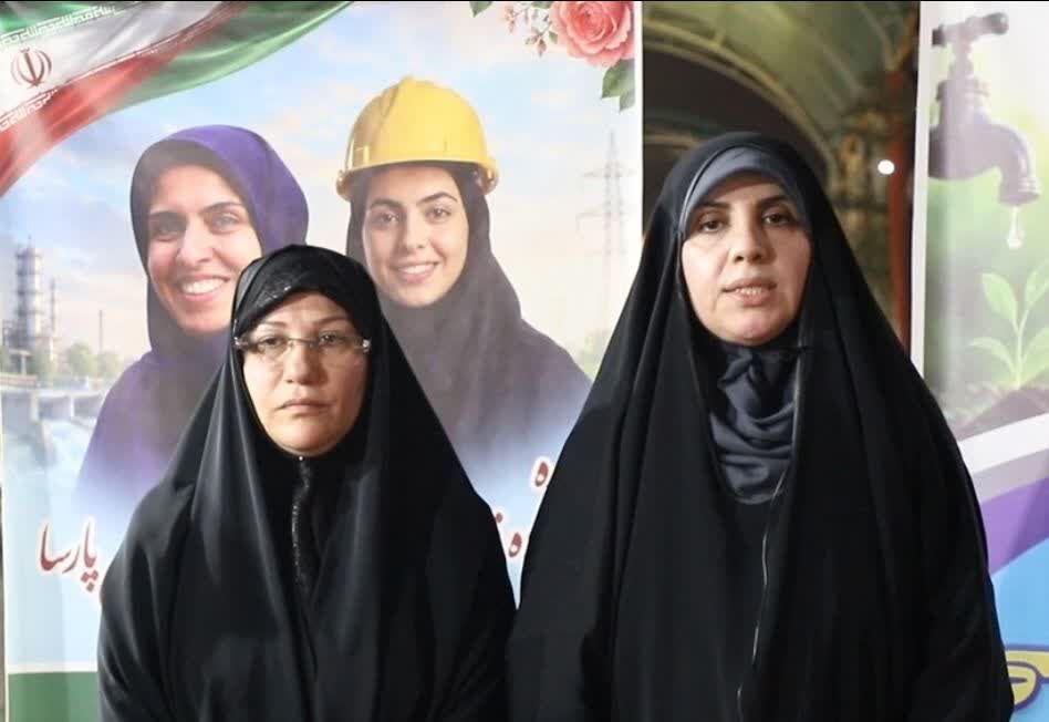 بازدید مشاور امور زنان و خانواده وزارت نیرو از قرارگاه اربعین صنعت آب و برق خوزستان