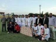 تیم فوتبال پیشکسوتان شرکت آبیاری زهره و جراحی به مقام قهرمانی دست یافت