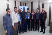  تقدیر از کارکنان نمونه ایمنی شرکت آب جنوب شرق