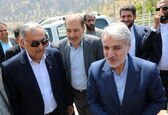 بازدید رئیس برنامه و بودجه کشور از سد کارون3