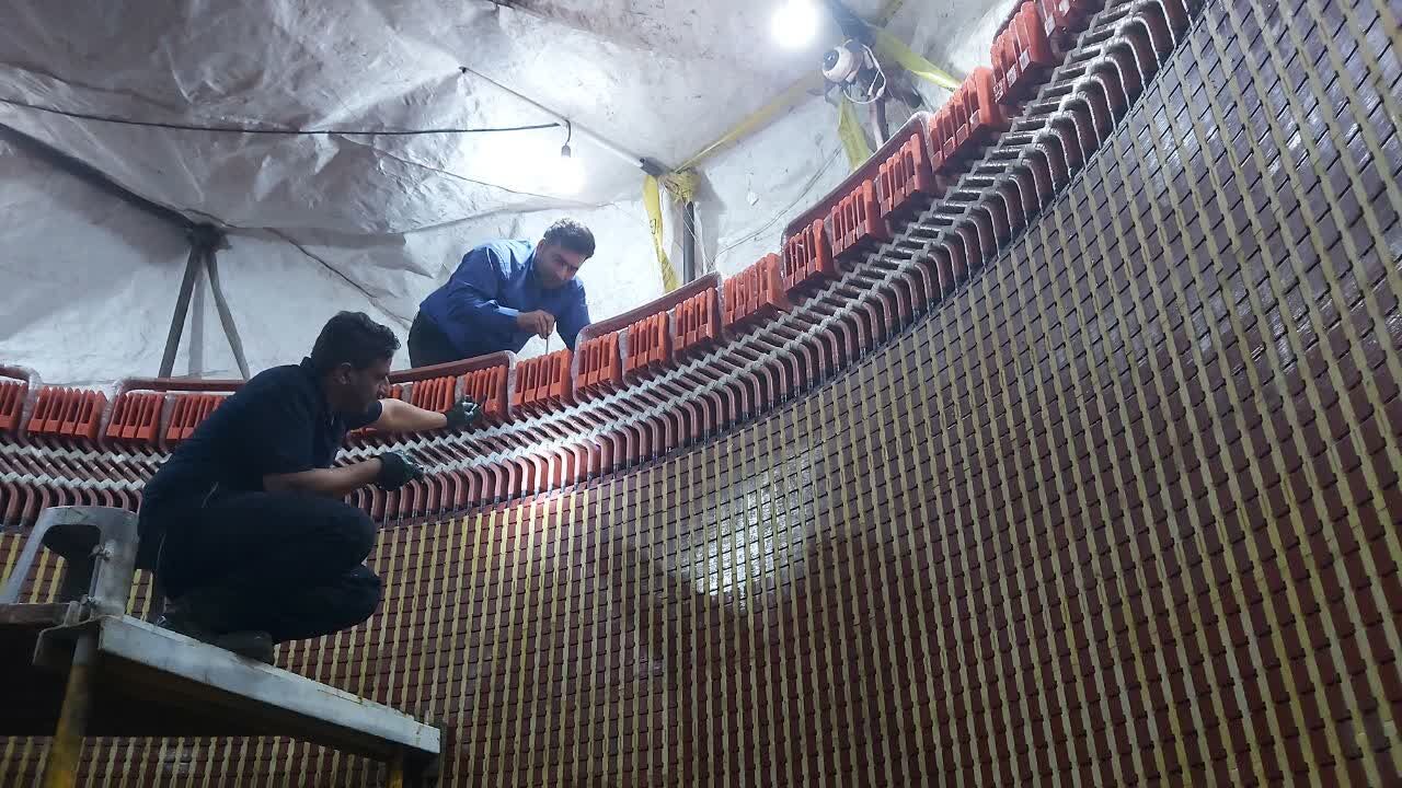 تست های الکتریکی استاتور واحد شماره یک نیروگاه دز با موفقیت انجام شد