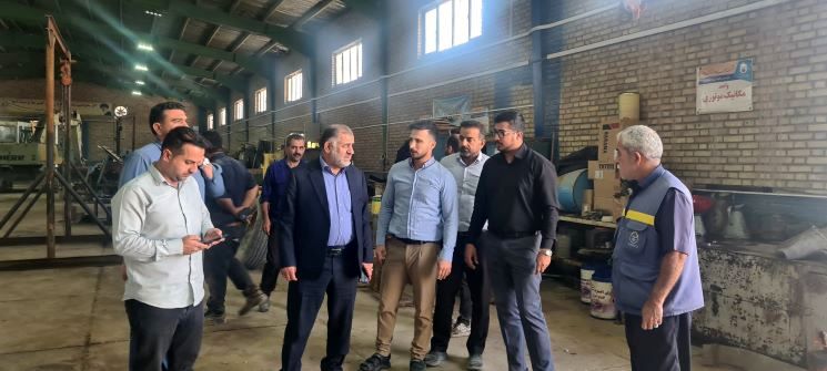 بازدید سرزده مدیرعامل سازمان آب و برق خوزستان از شرکت‌های آب جنوب شرق و لایروبی صبا