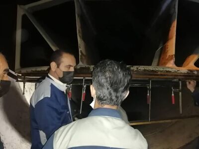 تعویض رابر دیسک شیر پروانه ای واحد شماره  5 نیروگاه کارون3 انجام شد