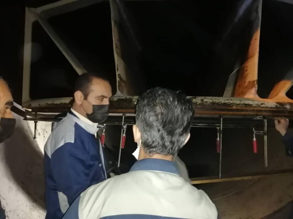 تعویض رابر دیسک شیر پروانه ای واحد شماره  5 نیروگاه کارون3 انجام شد