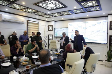 بازدید چهره های مذهبی، دانشگاهی، نظامی ، انتظامی ....از دیسپاچینگ سازمان