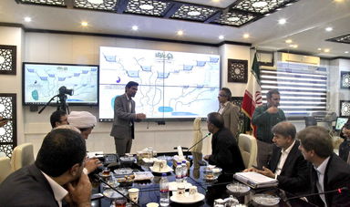 بازدید چهره های مذهبی، دانشگاهی، نظامی ، انتظامی ....از دیسپاچینگ سازمان