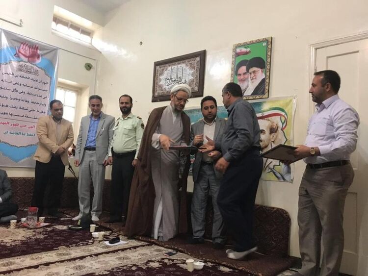 بسیجی نمونه شهرستان کارون از شرکت آب جنوب شرق انتخاب شد.