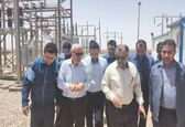 بازدید مدیر عامل سازمان آب و برق خوزستان از تاسیسات آبرسانی غدیر در ام الدبس