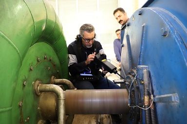 تست های پایش وضعیت (CM) نیروگاه های زنجیره ای یاسوج انجام شد