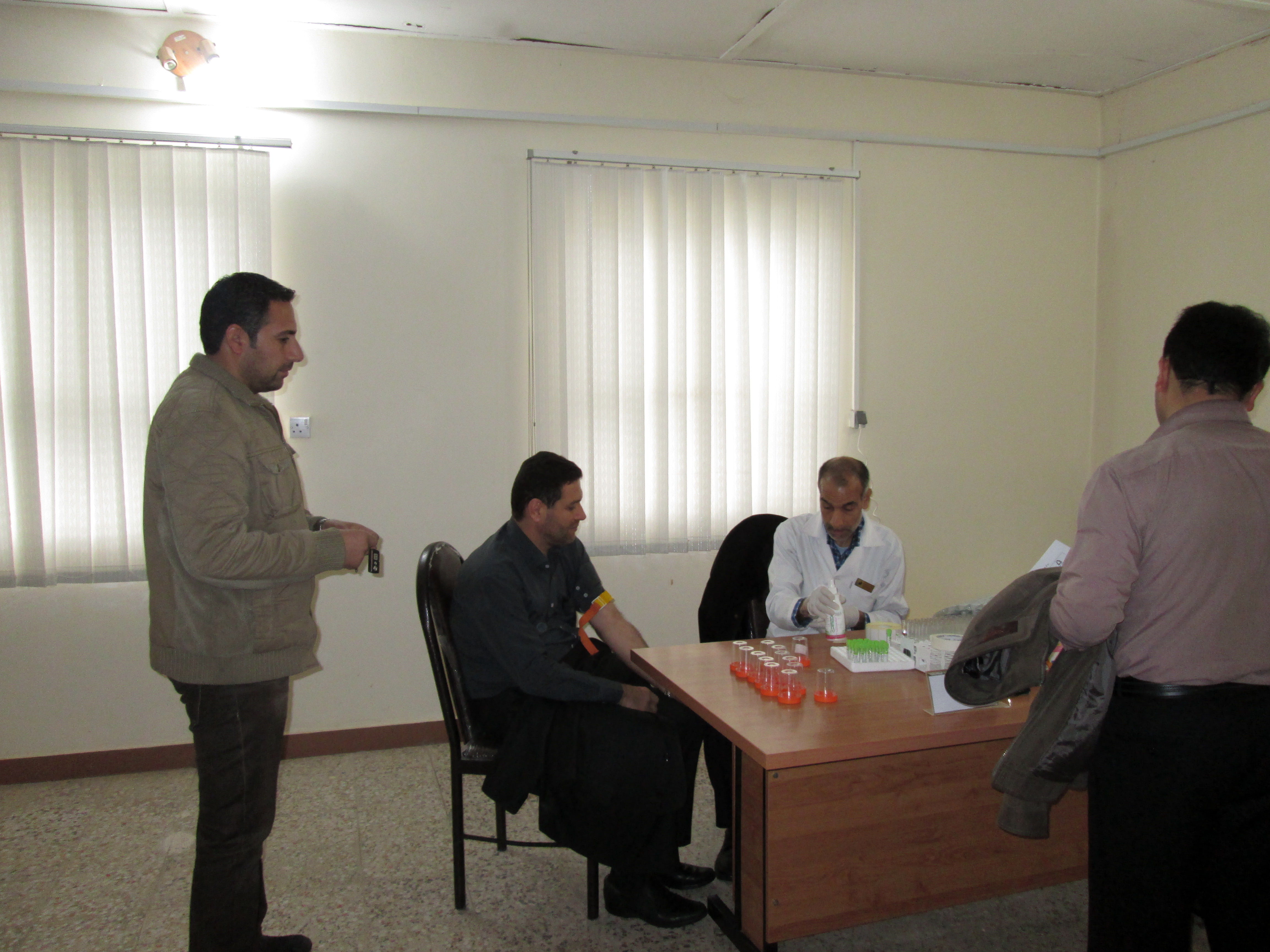  انجام آزمایش طرح سلامت کارکنان در سد شهید عباسپور   