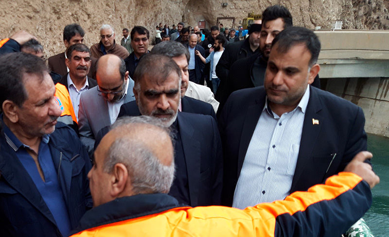   معاون اول رئیس جمهور از سد دز بازدید کرد