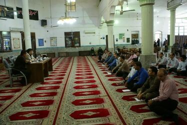 نشست مديرعامل شرکت بهره برداري از شبکه هاي آبياري کرخه و شاوور با کارکنان شرکت