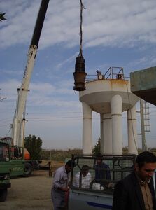 اتمام سرویس سالانه 32 دستگاه الکتروپمپ در شبکه آبیاری آبادان