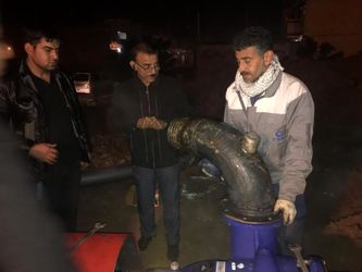 بسیج شرکت آب جنوب شرق در کمک رسانی به شهرستان کارون