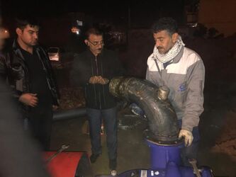 بسیج شرکت آب جنوب شرق در کمک رسانی به شهرستان کارون