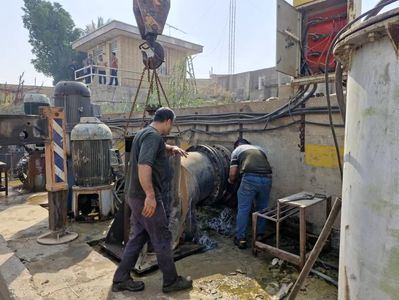 اورهال، تعمیر و راهاندازی پمپهای ایستگاههای پمپاژ نگاز و پهونده در شبکه آبیاری گتوند انجام شد