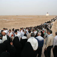 استقبال سال جدید با رخصت از شهدای شلمچه