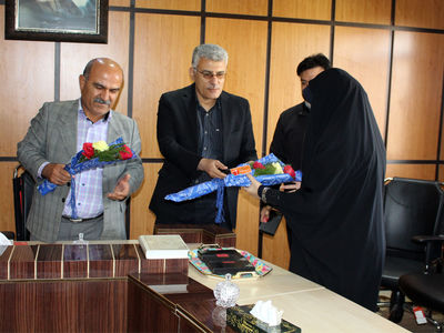 قدردانی از بانوان همکار، در شبکه های آبیاری مارون
