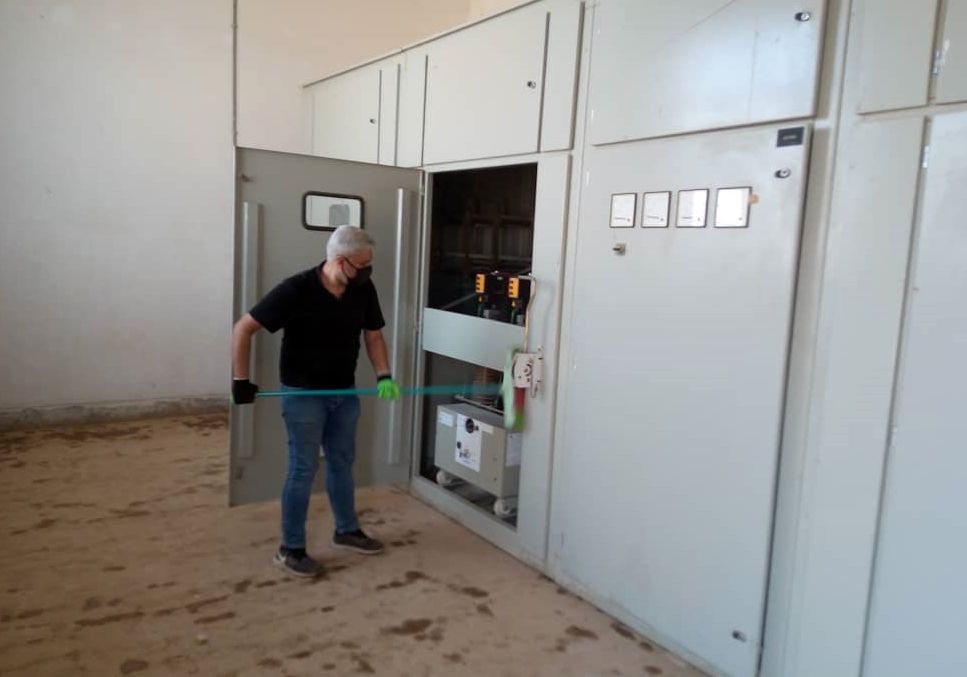 آغاز بکار عملیات سرویس و اورهال تابلوهای برق و ترانس های شبکه آبیاری شرق گرگر 