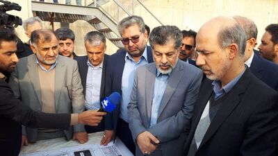 بازدید وزیر نیرو از تصفیه خانه طرح جامع فاضلاب آبادان
