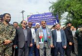 راهپیمایی حمایت از مردم غزه در اهواز برگزار شد