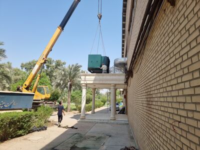 دستگاه های برودتی سالن 2500  نفره بوستان تعمیر شد