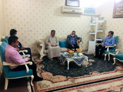 دیدار مدیران شرکت عمران نیرو خوزستان صبا با خانواده سردار شهید علی هاشمی  