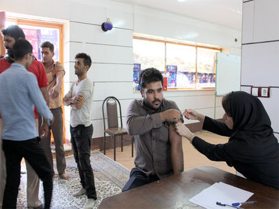 تزریق واکسن آنفولانزا به کارکنان شرکت بهره برداری مارون 