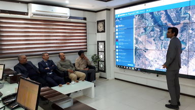 بازدید چهره های مذهبی، دانشگاهی، نظامی ، انتظامی ....از دیسپاچینگ سازمان