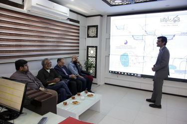 بازدید چهره های مذهبی، دانشگاهی، نظامی ، انتظامی ....از دیسپاچینگ سازمان