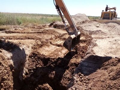 ترمیم کانال اصلی پای پل در شبکه آبیاری کرخه شمالی بدون قطع آب