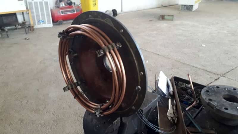      ساخت سیستم خنک کننده در پمپ های شافت غلافی  