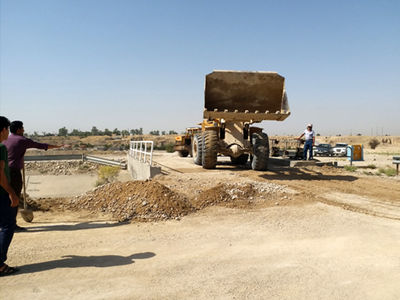 اتمام عملیات تعریض پل کانال های زیر پوشش شرکت بهره برداری مارون