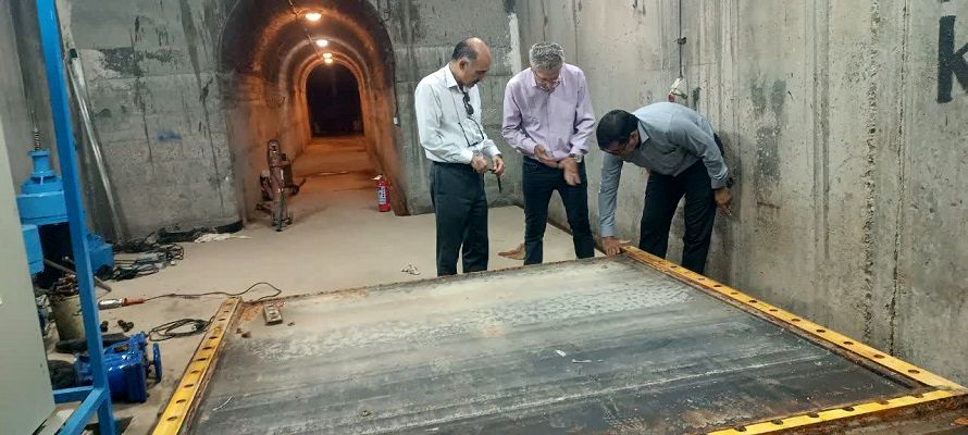 آغاز اورهال اساسی دریچه های تحتانی سد کرخه

