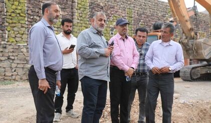 ایمن‌سازی خط انتقال اصلی آب شرب ایذه در محدوده پل هلایجان با پیشرفت ۹۵ درصدی