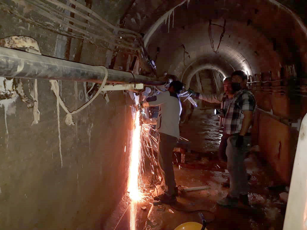 درزسنج های نصب شده در گالری پی سد مخزنی مارون تعویض شد