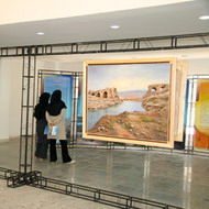 برپایی نمایشگاه سازه های تاریخی آبی در سازمان آب و برق خوزستان