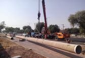  خط 600 میلیمتر فولادی به خط اصلی 1400 میلی متری دزفول متصل شد  



