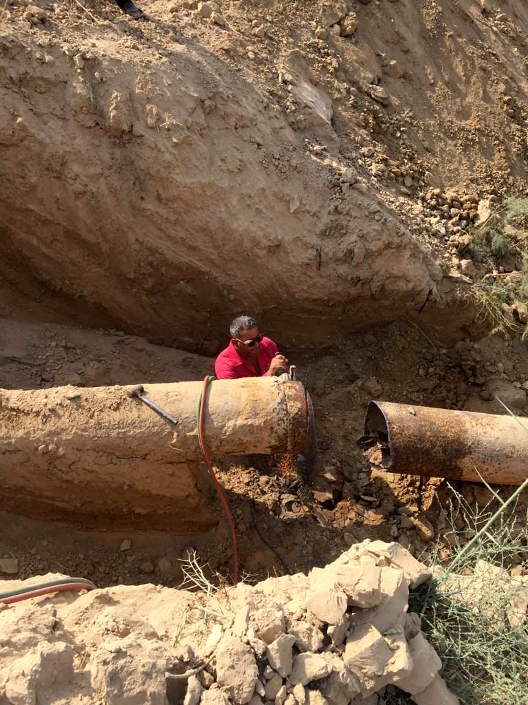 تعمیرات  اساسی در ایستگاه پمپاژ آبیاری شهید دامغانی شبکه رامشیر