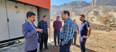 بازدید رئیس حوضه آبریز کارون بزرگ شرکت مدیریت منابع آب ایران از پروژه های قابل افتتاح در خوزستان