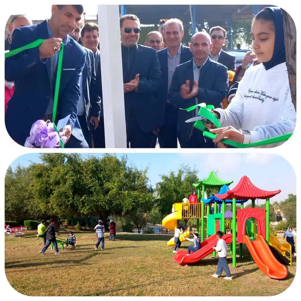 افتتاح پارک «سردار شهید حاجی‌زاده» در منطقه مسکونی نیروگاه دز