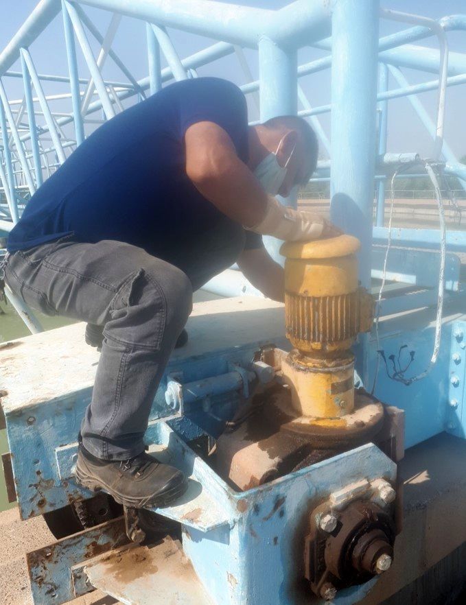 الکتروموتورهای پل کلاریفایرهای طرح قدیم کوت امیر تعویض شد