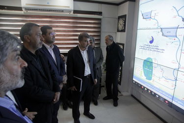 بازدید چهره های مذهبی، دانشگاهی، نظامی ، انتظامی ....از دیسپاچینگ سازمان