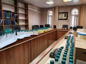 گزارش تصویری از فعالیت بسیج سازمان آب و برق در ارسال مواد ضدعفونی به مناطق محروم