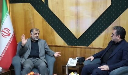دیدار مدیرعامل سازمان آب و برق خوزستان با مدیرکل صداوسیمای استان