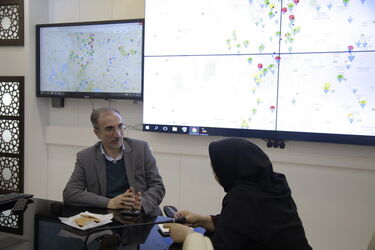 بازدید چهره های مذهبی، دانشگاهی، نظامی ، انتظامی ....از دیسپاچینگ سازمان